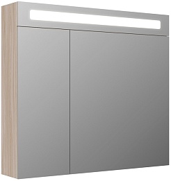 Iddis Мебель для ванной Mirro 80 подвесная белая/ясень шимо – фотография-8